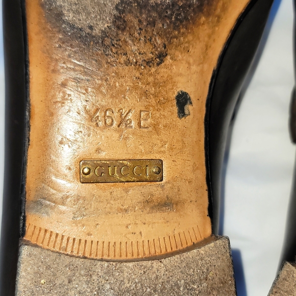 Gucci Horsebit Loafers 46 1/2 12.5 Brown - Picture 6 of 13